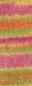 Preview: Farbmuster der Feltro Print Farbe 1305 Gelbgrün/Orange/Pink/Narzissengelb