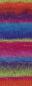 Preview: Farbmuster der Meilenweit 100 Fontana Farbe 5453 Frühlingsgrün/Rostrot/Blauviolett/Zyklam/ Blau/Royal/Fuchs