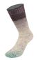Preview: Eine Socke aus der Meilenweit 50 Dip Farbe  5301  Graugrün/Rosa/Pink/Türkis/Gelb/Creme/Violett/ Anthrazit/Mauve