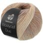 Preview: Meilenweit 100 Woolycell Duo Farbe 6009 Beige/Sandbeige/Grau