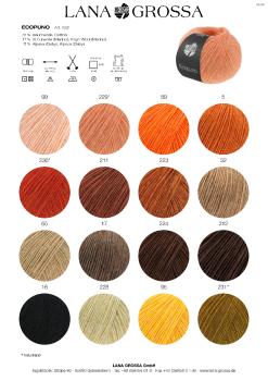 Preview: Ecopuno Farbkarte H/W 2026 - 1