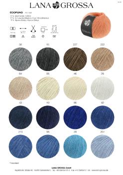 Preview: Ecopuno Farbkarte H/W 2026 - 3