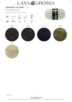 Preview: MW 100 Tweed Farbkarte 2026/2