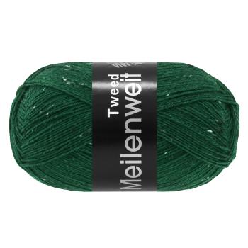 Ein Knäuel MW 100 Tweed in Farbe 183 Flaschengrün