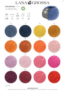 Preview: Per Fortuna Farbkarte 2026/2