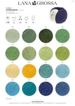 Preview: Landlust Sommerseide Farbkarte 1/2026
