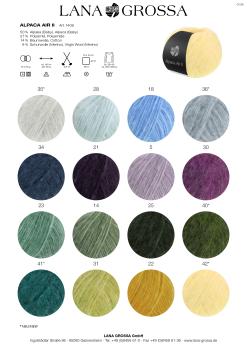 Farbkarte Alpaca Air II 2026/2
