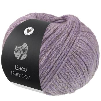 Ein Knäuel Baco Bamboo Farbe 2 Graulila