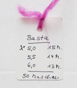 Infos zur Strickprobe Basta