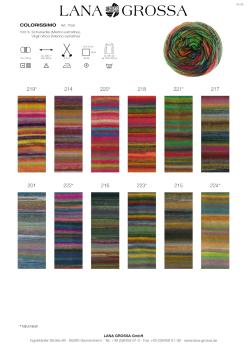 Preview: Farbkarte Colorissimo 2026