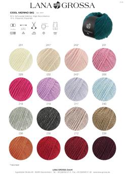 Preview: Cool Merino Big Farbkarte 2026/1