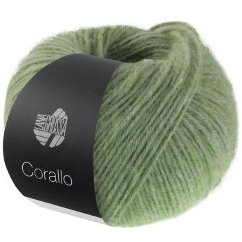 Ein Knäuel Corallo in Farbe 109 Salbeigrün