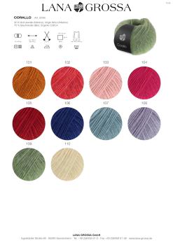 Preview: Farbkarte Corallo, uni