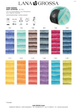 Preview: Farbkarte Cosy Soft Stripes 2026