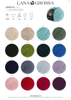 Preview: Farbkarte 1 Merino Più 2026