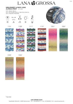 Preview: Farbkarte Meiilenweit 6fach Alpaca Print/Print II