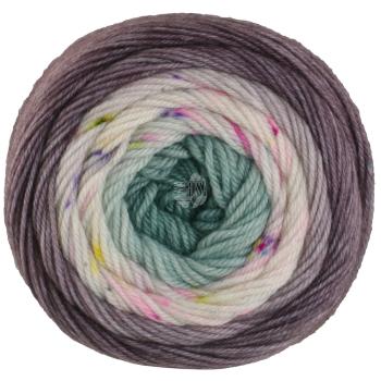 Preview: Ein Knäuel Meilenweit 50 Dip Farbe 5301  Graugrün/Rosa/Pink/Türkis/Gelb/Creme/Violett/ Anthrazit/Mauve