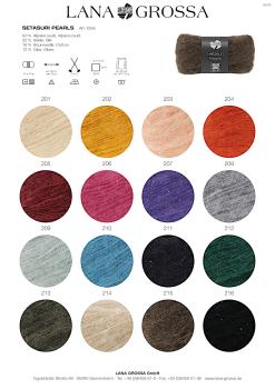 Preview: Farbkarte Setasuri Pearls