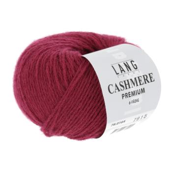 Ein Knäuel Cashmere Premium Farbe 164 Weinrot