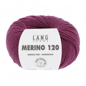 Merino 120 Farbe 280 Dunkel Magenta