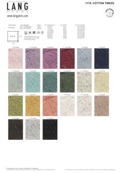 Preview: Farbkarte Cotton Tweed