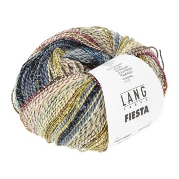 Fiesta Farbe 3  Gelb/ Dunkelblau/ Rosa/ Beige