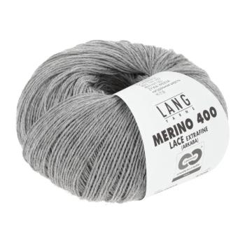 Merino 400 Lace Farbe 3 Hellgrau Mélange