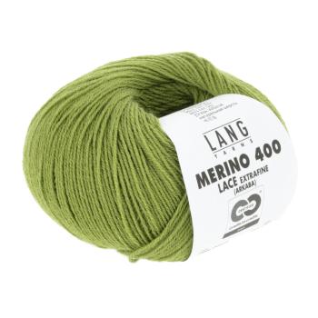 Ein Knäuel Merino 400 Lace Farbe 44 Limone