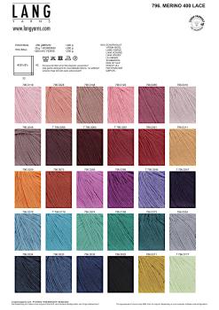 Merino 400 Lace Farbkarte 1
