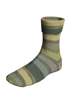 Socke aus Super Soxx Merino 4fach color Farbe 528