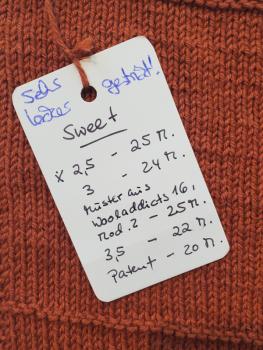 Preview: Strickprobe Sweet Info