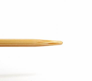 Detailansicht Nadelspitze Bambus dünn