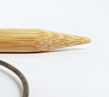 Detailansicht Nadelspitze Bambus dick