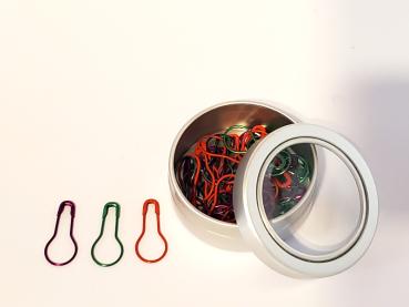 Preview: Maschenmarkierer in lila, grün und rot