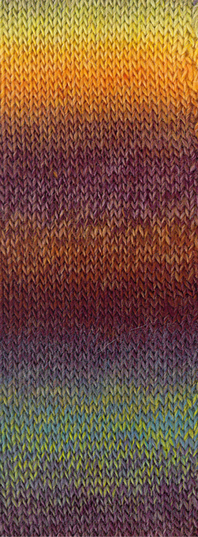 8024 Rot-/Graubraun/-grün/Senfgelb/Orange/Dunkelbraun/ Brombeer/Petrol 