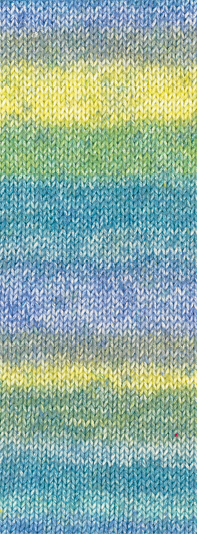 2038 Petrol/Türkis/Jeans-/Veilchenblau/Graugrün/ Zitrusgelb/Maigrün