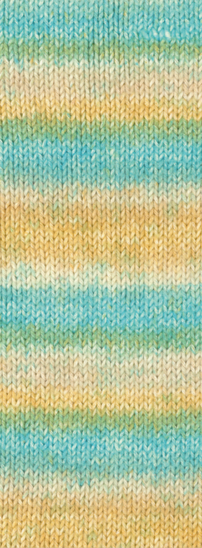 2040 Türkis/Frühlingsgrün/Grünbeige/Maisgelb