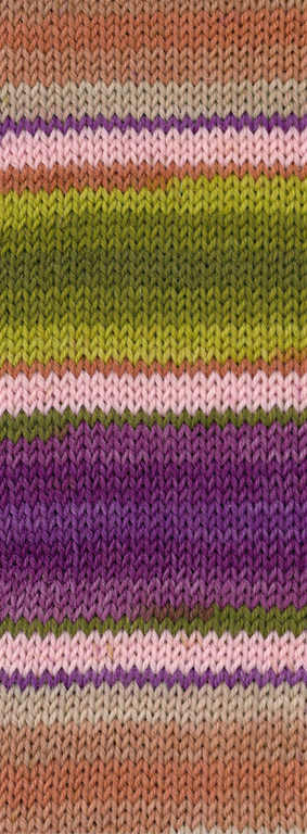 131  Moos-/Oliv-/Lindgrün/Zimt/Rosa/Rotviolett/ Graubeige/Nougat Gestreift 