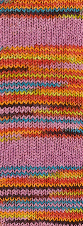 7035 Fliederrosa/Tonrot/Orange/Limette/Türkis/ Mokka 