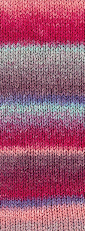 5454 Fuchsia/Mint/Graubraun/Lilablau/Rosa/Mauve 