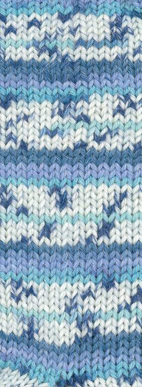 1101 Jeans-/Veilchen-/Türkisblau/Weiß/Helltürkis/ Dunkelblau 