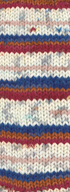 1112 Dunkelblau/Ockerbraun/Dunkelrot/Weiß/ Altrosa/Hellgrau 