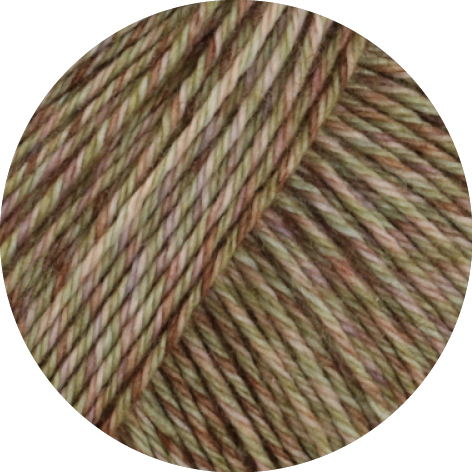 1013  Khaki/Hellbeige/Zartgrün/Braun meliert 