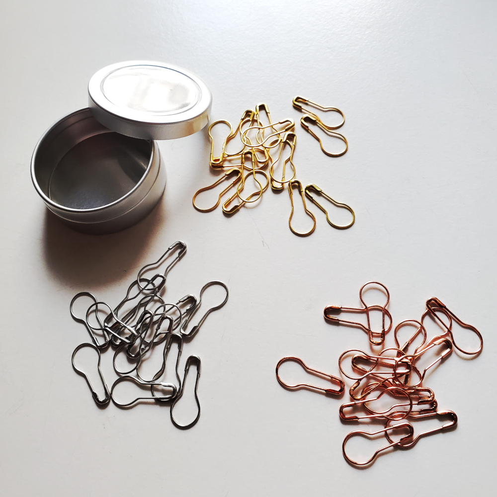 FZSECRIU Maschenmarkierer Set - 48 Stück Metall Marker Für Strick- & Häkelprojekte