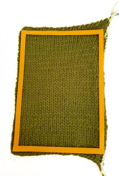 Strickprobe Feltro uni