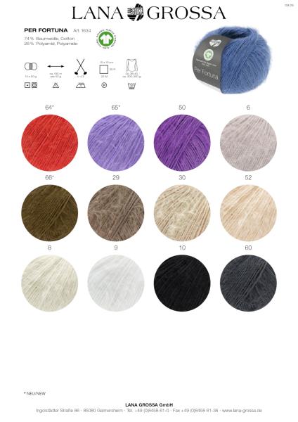 Per Fortuna Farbkarte 2026/3