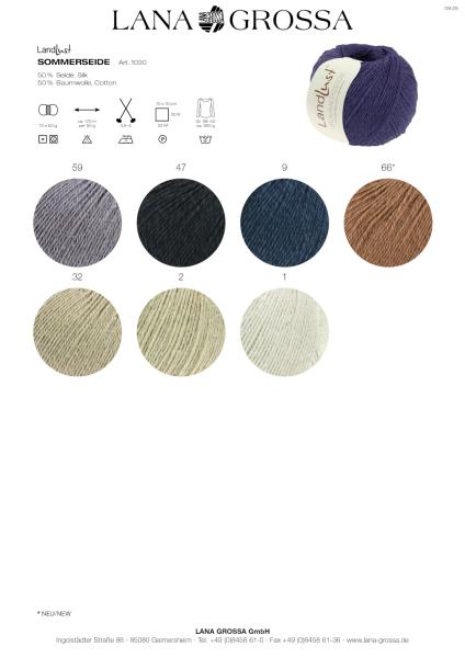 Landlust Sommerseide Farbkarte 3/2026