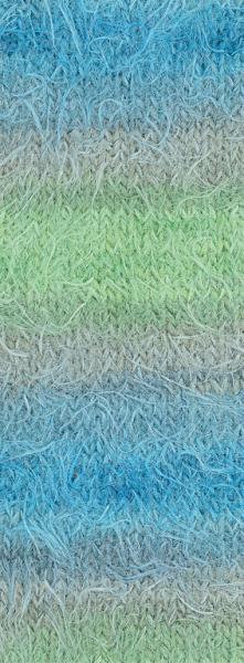 Muster der Basta Farbe 115 Grüngrau/Graublau/Hellpetrol/Grau-/Hellgrün