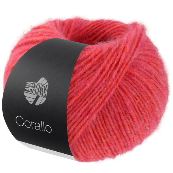 Ein Knäuel Corallo in Farbe 102 Orangerot