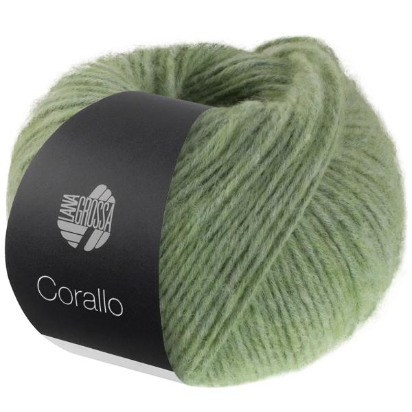 Ein Knäuel Corallo in Farbe 109 Salbeigrün